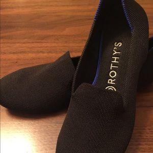 Black Rothy’s loafers 8.5